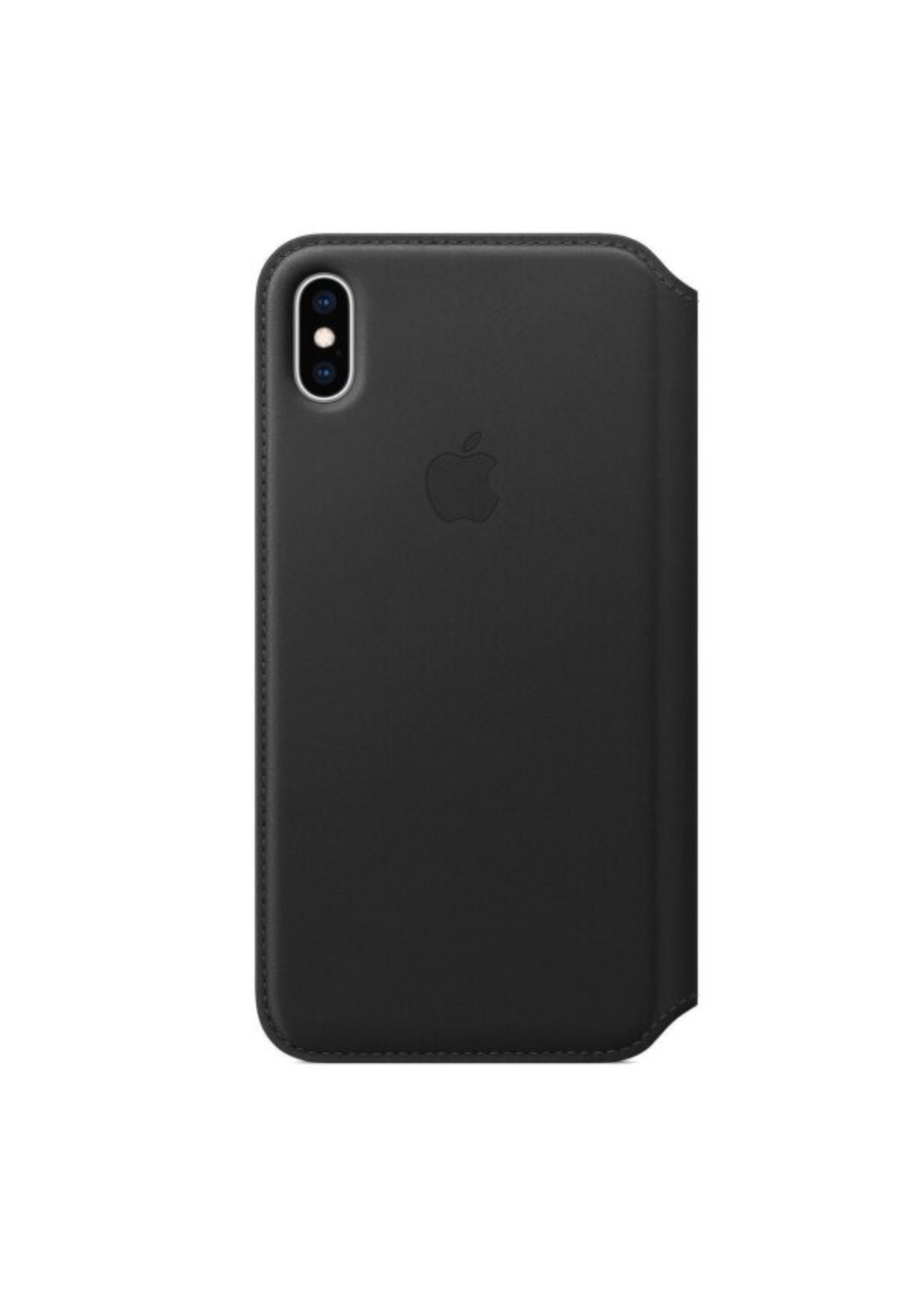 iPhone XS Leather Folio - Black